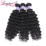 Longqi Hair Deep Wave Bundles 3pcs/lot