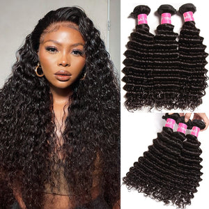 Brazilian Human Hair Bundles Deep Wave